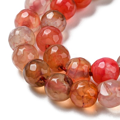 Natural Agate Beads Strands G-C082-A01-21-1