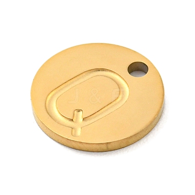 Ion Plating(IP) 304 Stainless Steel Pendants FIND-M017-02G-Q-1