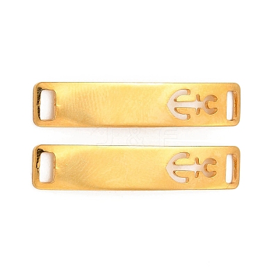 201 Stainless Steel Connector Charms STAS-D244-31G-C-1