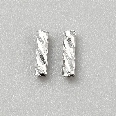 925 Sterling Silver Tube Beads STER-WH0004-060C-P-1