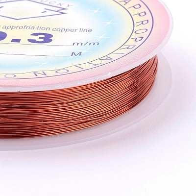 Copper Jewelry Wire CWIR-CW0.3mm-10-1