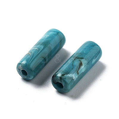 Opaque Acrylic Beads OACR-Q196-03F-1