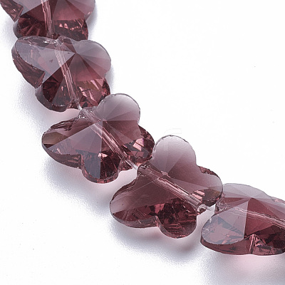 Transparent Glass Beads GLAA-Q066-14mm-B04-1