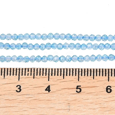 Natural Blue Topaz Beads Strands G-B175-D21-2mm-1