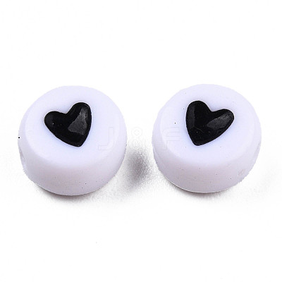 Opaque Acrylic Beads MACR-N008-57A-1