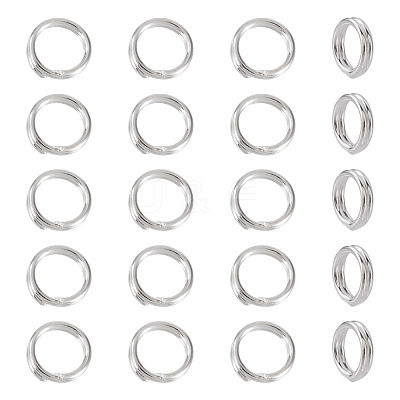 925 Sterling Silver Split Jump Rings STER-TA0001-48D-1