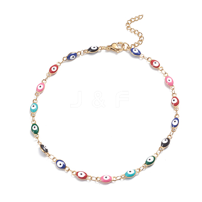 304 Stainless Steel Anklets AJEW-G024-02G-1