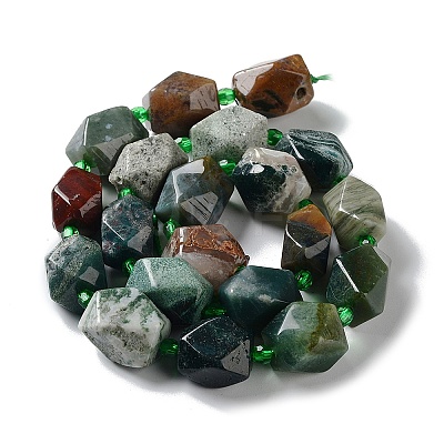 Natural Indian Agate Beads Strands G-C182-29-02-1