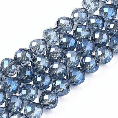 Transparent Glass Beads Strands EGLA-T008-14A-1