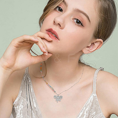 48Pcs 2 Colors Rack Plating Eco-friendly Alloy Crystal Rhinestone Butterfly Charms FIND-HY0003-77-1