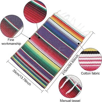 Cotton Flag Placemats for Dining Table and Felt Pennant Flags DJEW-FG0001-03-1