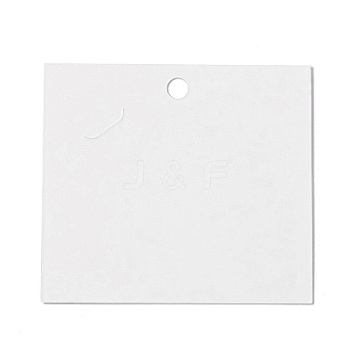 100Pcs Paper Hair Ties Display Cards CDIS-C003-02-1