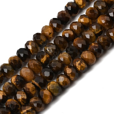 Natural Tiger Eye Beads Strands G-N0179-03-6x4mm-01-1