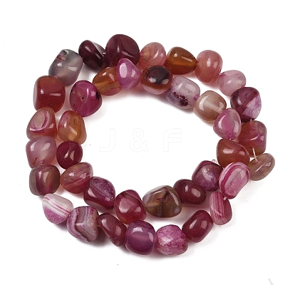 Natural Agate Beads Strands G-L630-F01-01B-1