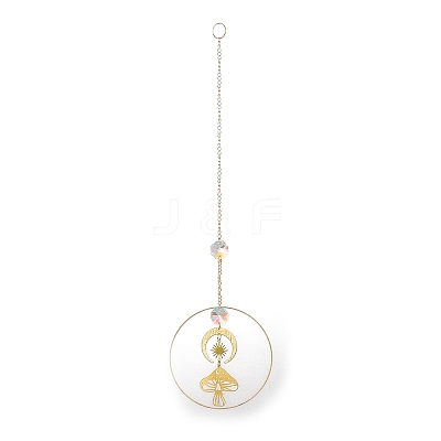 Brass Big Pendant Decorations LS-HJEW-M005-03G-05-1