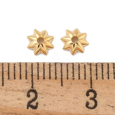 Brass Bead Caps KK-H503-05G-1