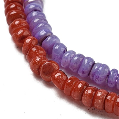 Dyed Natural Freshwater Shell Beads Strands BSHE-G039-07-1