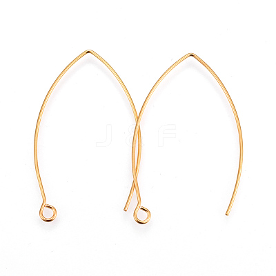 304 Stainless Steel Earring Hooks X-STAS-F191-02G-A-1