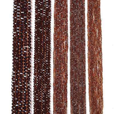 Electroplate Glass Beads Strands EGLA-A044-T3mm-A02-1