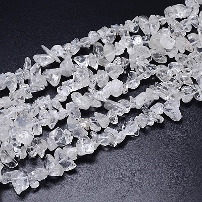 Natural Quartz Crystal Beads Strands X-G-O049-C-61-1