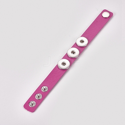 Imitation Leather Cord Bracelets BJEW-WH0009-05F-1