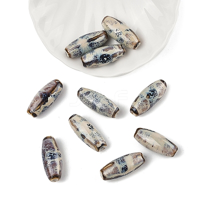 10Pcs Handmade Porcelain Beads PORC-YW0001-34B-1