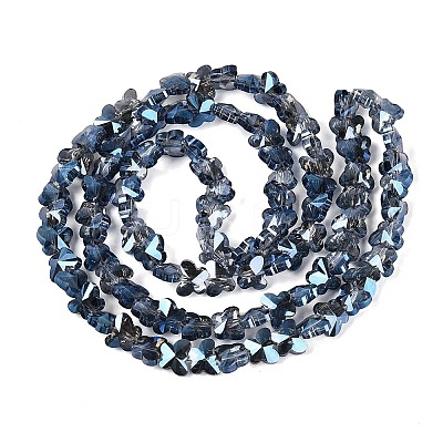 Electroplate Glass Beads Strands EGLA-Q135-04A-A04-1