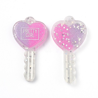 Two Tone Resin Big Pendants LS-RESI-Z001-01C-1