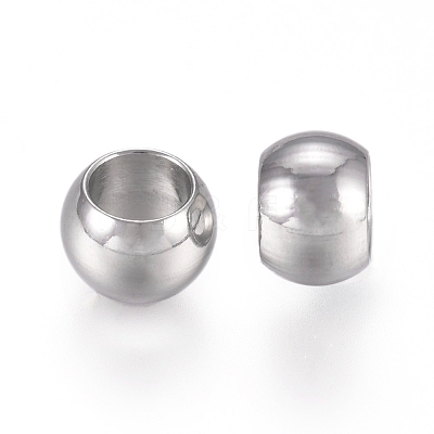 Non-Tarnish 316 Surgical Stainless Steel Beads X-STAS-I144-02P-1