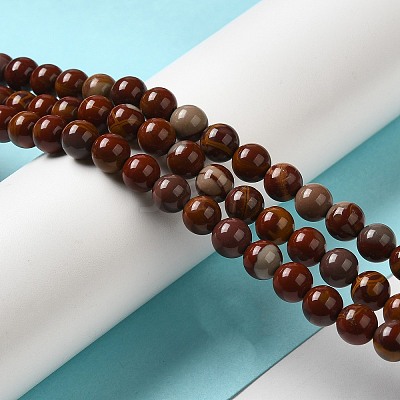 Natural Jasper Beads Strands G-H298-A05-02-1
