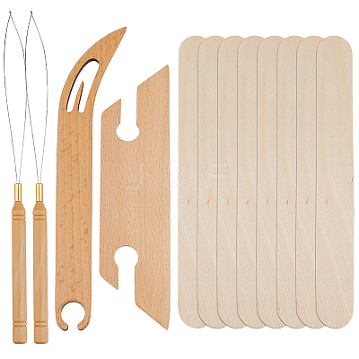 DIY Wood Knitting Tools Sets DIY-WH0899-18-1