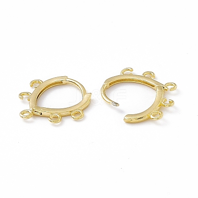 Brass Hoop Earring Findings KK-A172-31G-1
