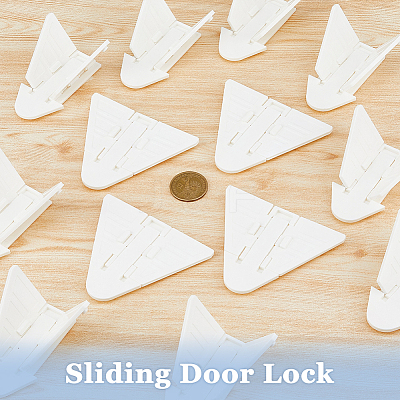 15Pcs Plastic Child Safety Lock for Sliding Door FIND-DC0004-16-1