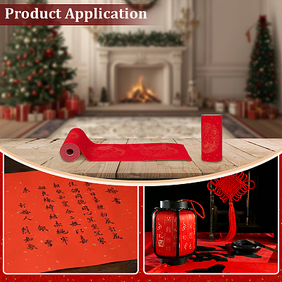 2 Rolls 2 Styles Handwritten Spring Festival Couplet Paper Roll DIY-PH0034-55-1