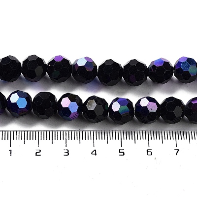 Opaque Glass Beads Strands EGLA-A035-P10mm-L18-1