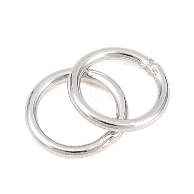 Brass Closed Jump Rings KK-D257-01P-05-1