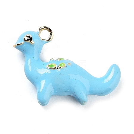 Alloy Enamel Pendants ENAM-H043-01G-02-1