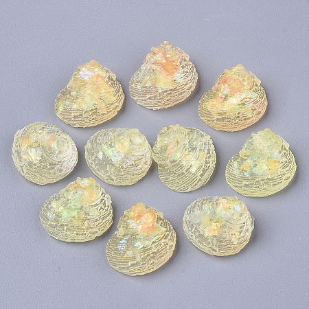 Transparent Epoxy Resin Cabochons LS-CRES-T020-02D-1