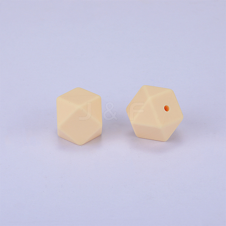 Hexagonal Silicone Beads SI-JX0020A-20-1