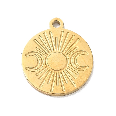 304 Stainless Steel Charms SA-CBA2714-02C-G-1