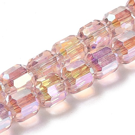 Electroplate Glass Beads X1-EGLA-D030-19O-1