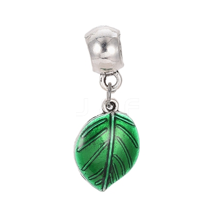 Alloy Enamel European Dangle Charms MPDL-D022-E01-P-1
