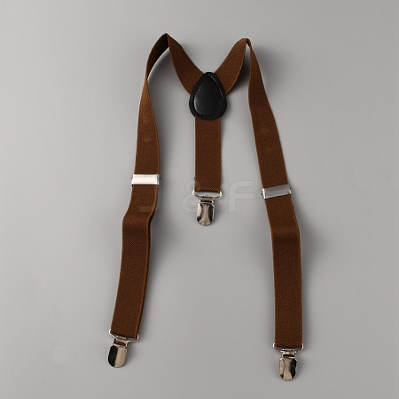 Adjustable Polyester Y-Shaped Heavy Duty Suspenders AJEW-WH0307-23N-1