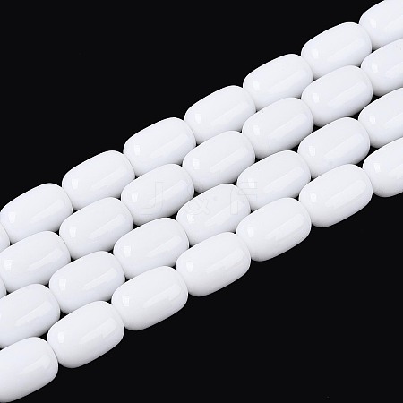 Opaque Glass Beads Strands GLAA-T028-14P-A01-1