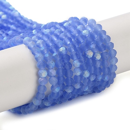 Imitation Jade Glass Beads Strands EGLA-YW0003-19A-11-1