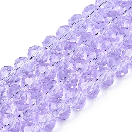 Transparent Glass Beads Strands GLAA-T023-4mm-B01-1