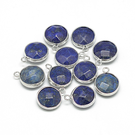 Synthetic Lapis Lazuli Pendants G-Q964-04P-1