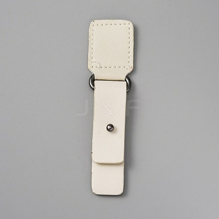 PU Imitation Leather Sew on Toggle Buckles FIND-WH0114-35A-1