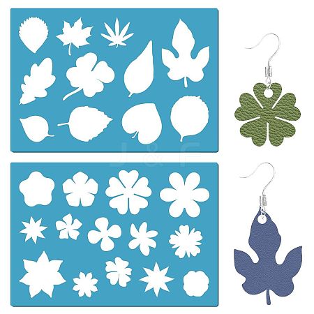 Acrylic Earring Handwork Template DIY-WH0359-004-1