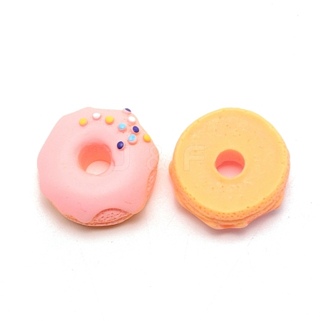 Resin Cabochons RESI-WH0025-18-1